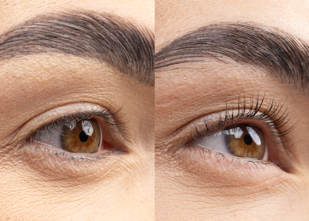 nanolash lash lift before and after
