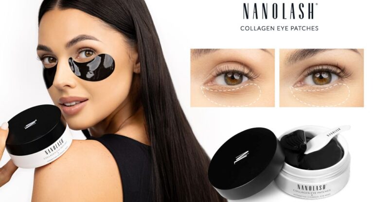 Nanolash hydrogel eye patches