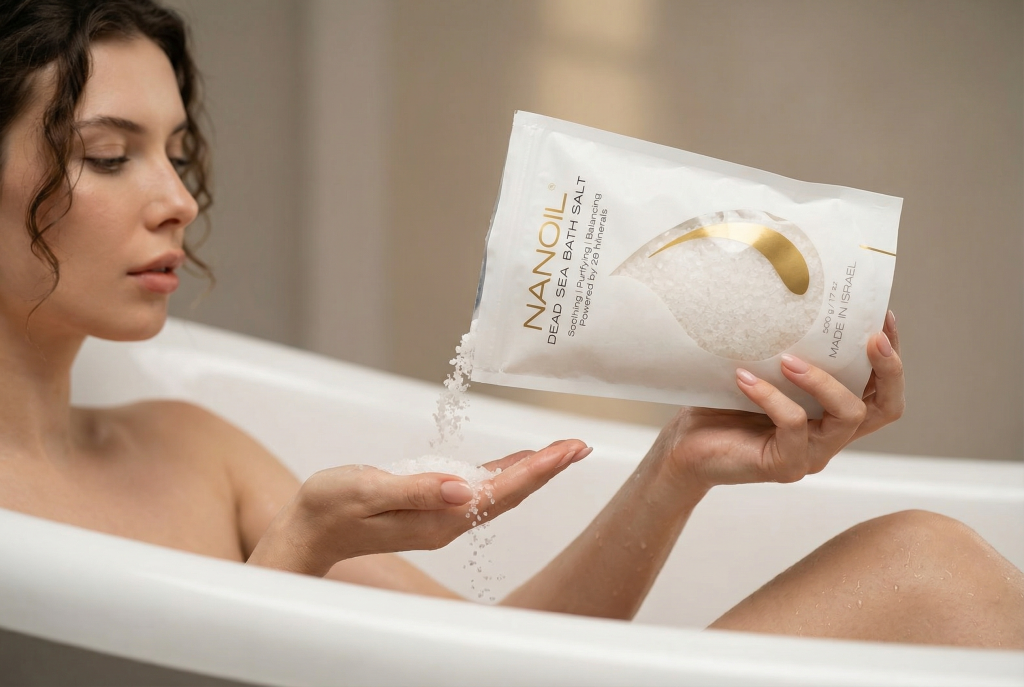 sea salt bath salts nanoil